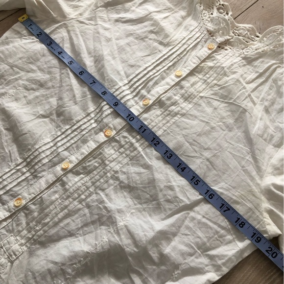 Anthropologie Isabella Sinclair Brimfield Lace Long Sleeve Top Size S - Picture 6 of 15